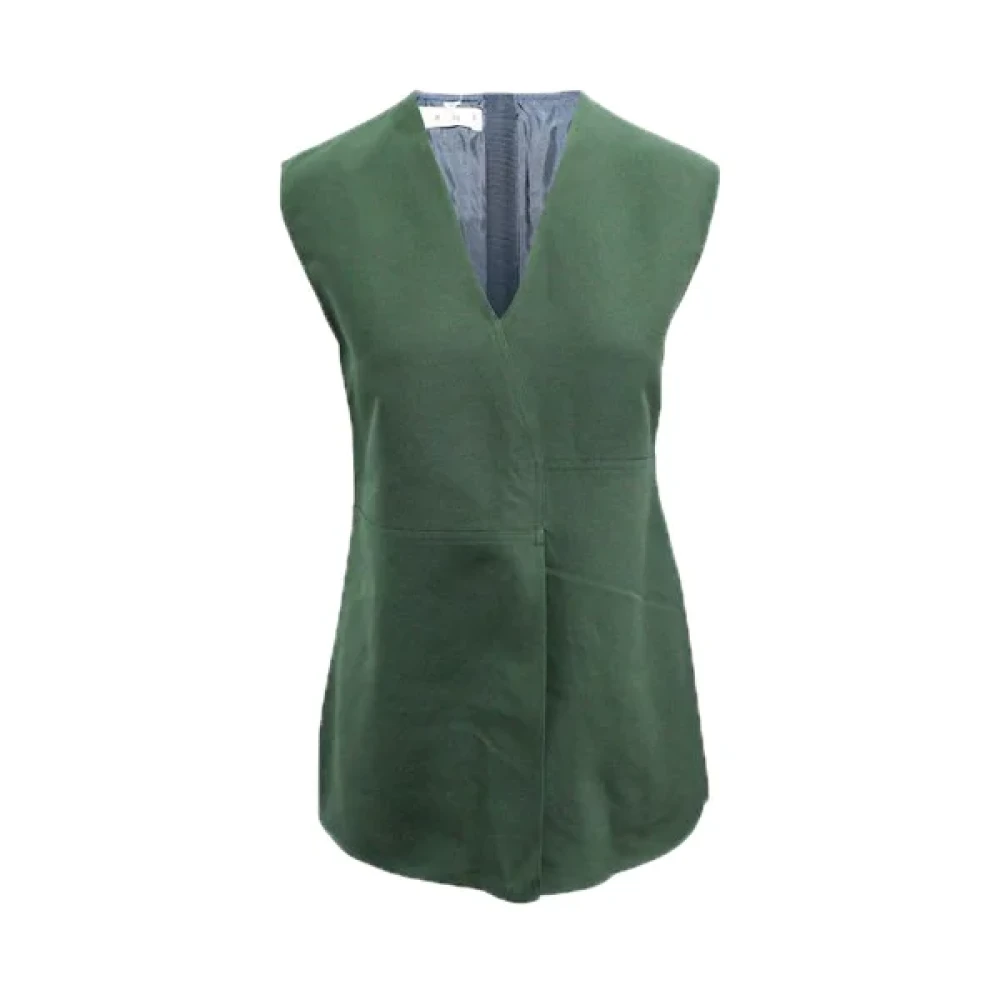Marni Pre-owned Cotton tops Green Dames