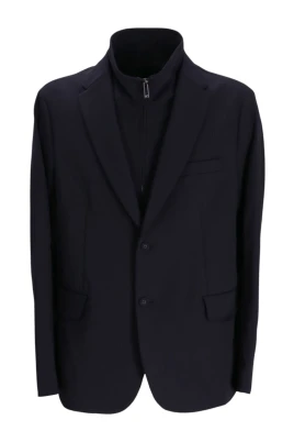 Slim-Fit Mono Collar Blazer