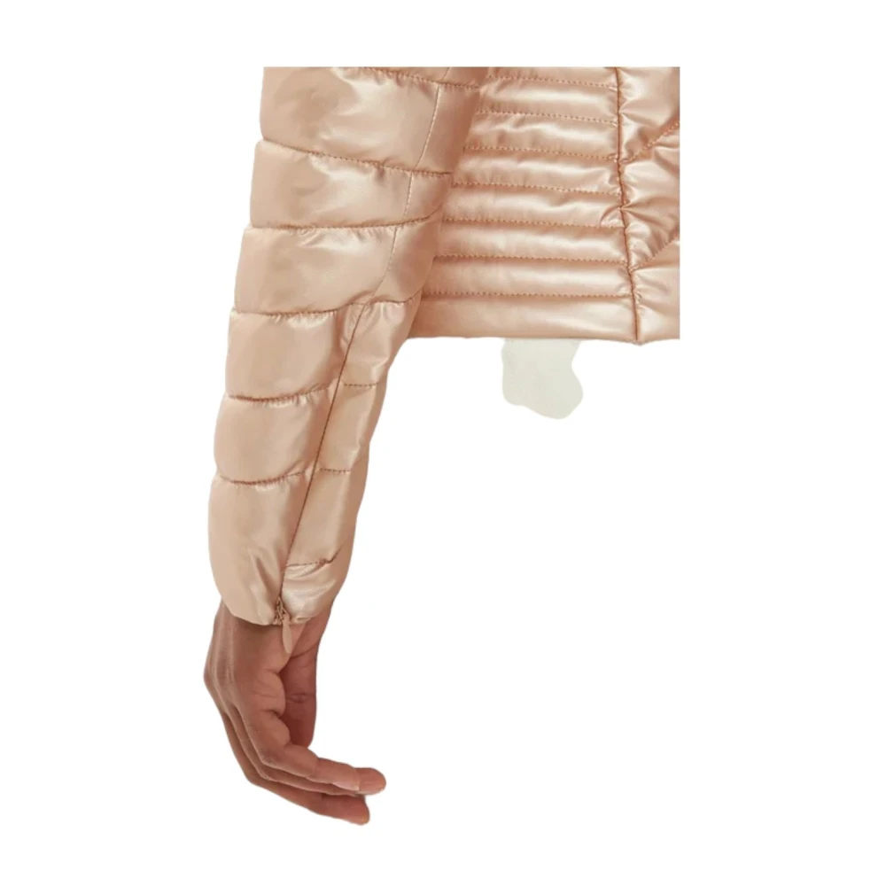 Guess Nep Leren Jas Beige Dames
