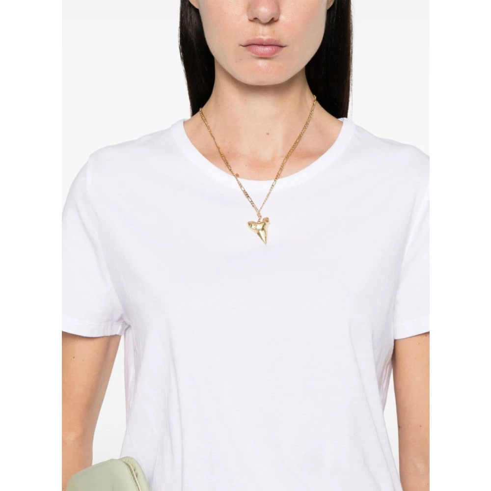 allude Witte T-shirts en Polos White Dames