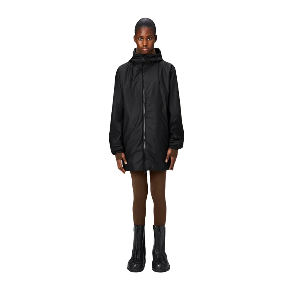 Rains Lange Lohja Jas Black Dames