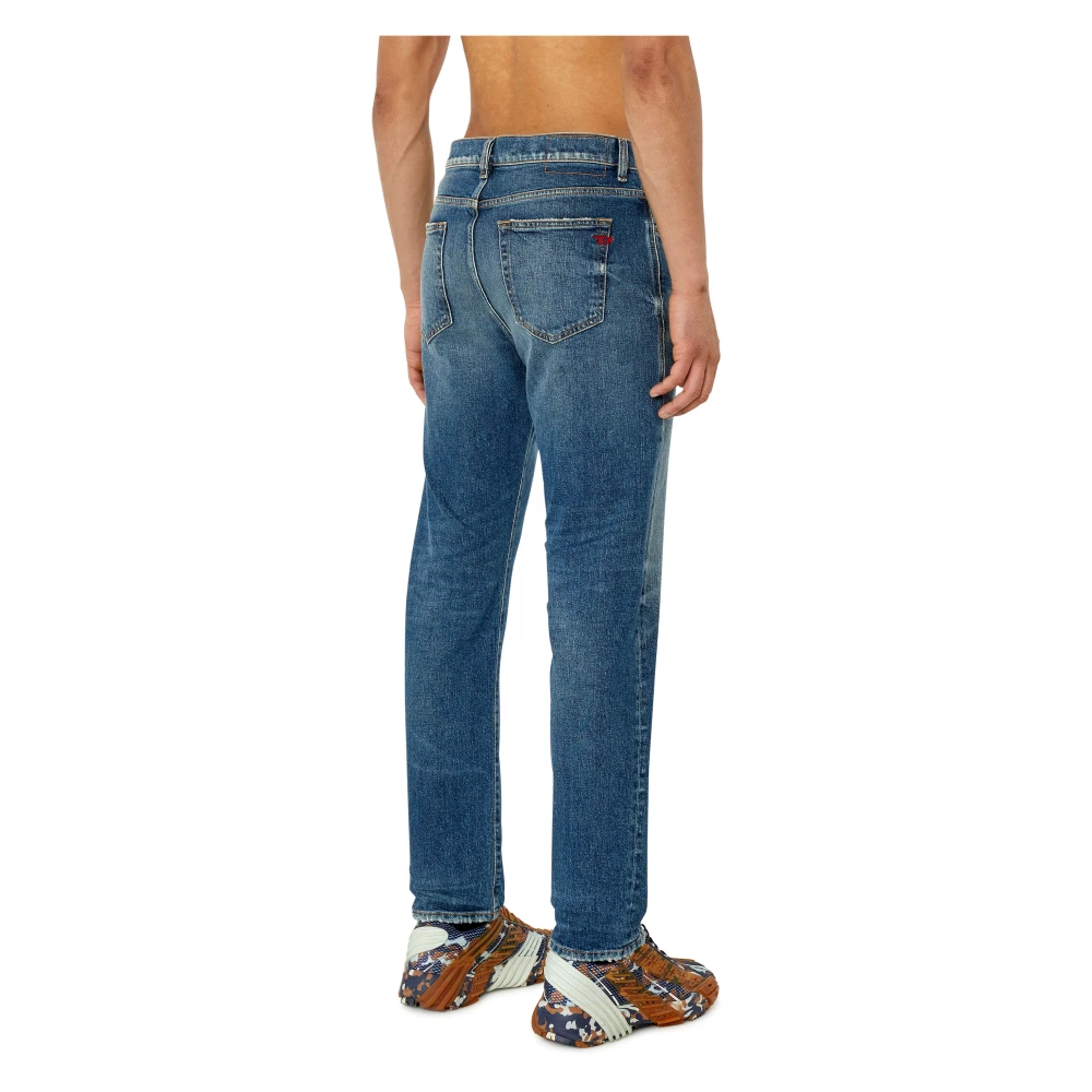 Diesel Veelzijdige Straight Jeans 2020 D-Viker Blue Heren