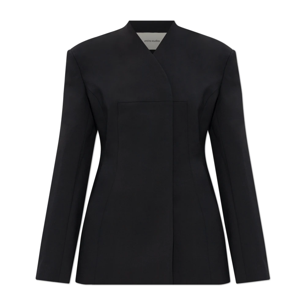 Entire Studios Damen Schwarz Jacken, K, Xsgröße: