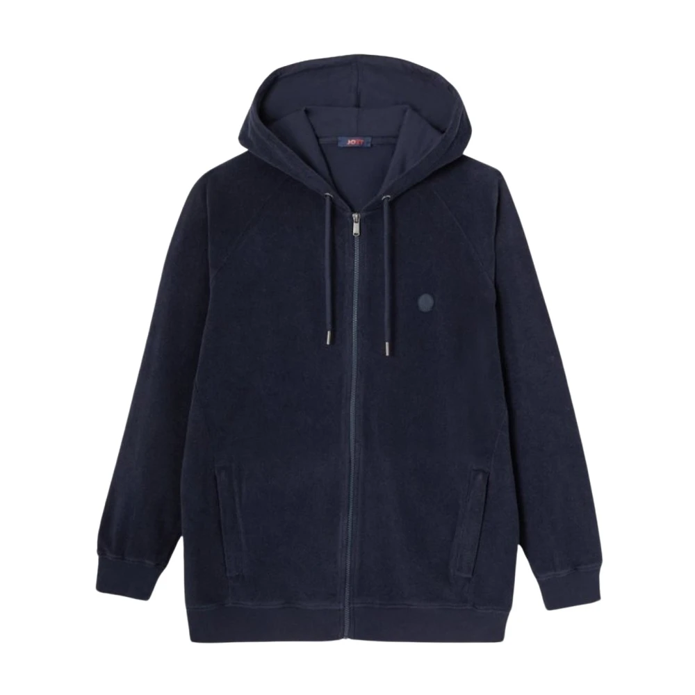Jott Heren Hoodie Ss23Mzip90-104 Navy Blue Heren