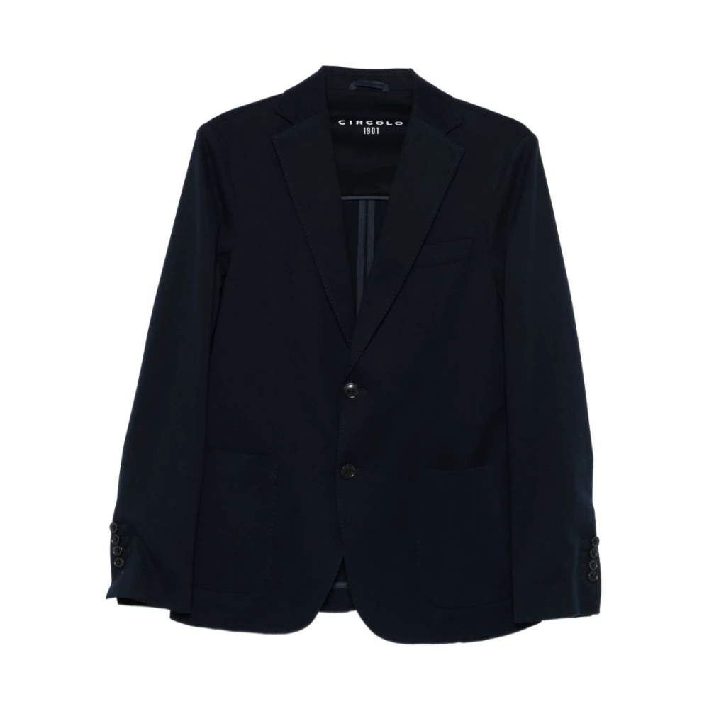 Circolo 1901 Men's Blue Blazers, 3XL, Single-Breasted Jacket