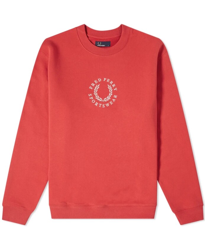 sweat-rouge-avec-logo-brode-style-vintage