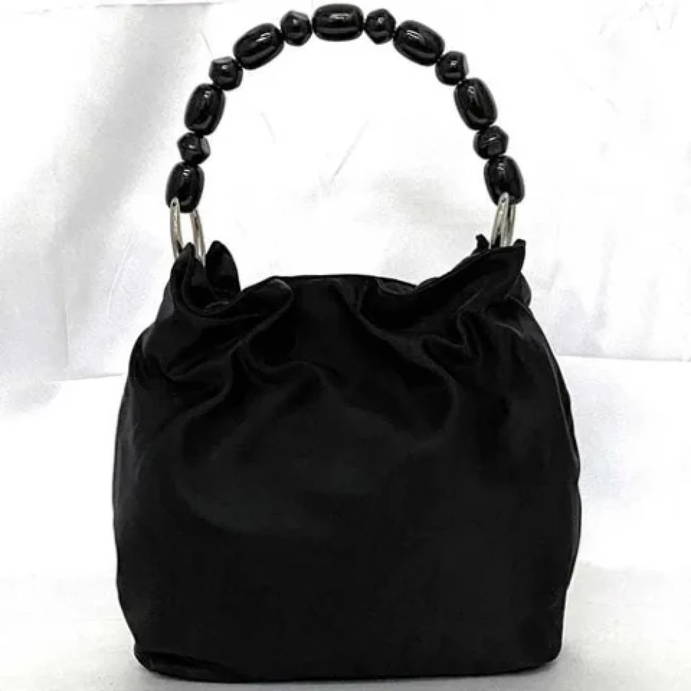 Dior Vintage Pre-owned Nylon dior-bags Black Dames
