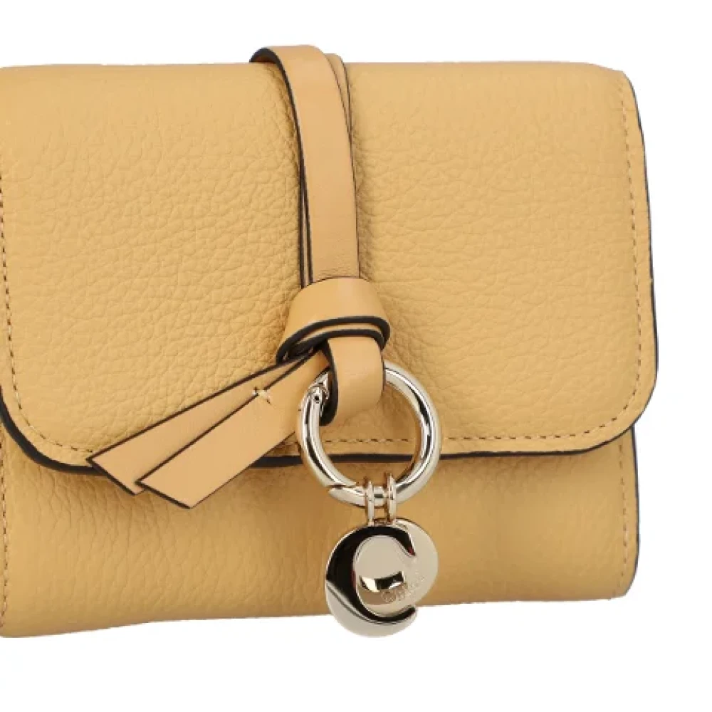 Chloé Leather handbags Yellow Dames