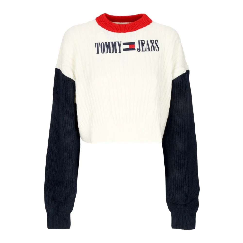 Tommy Hilfiger Witte Archief Ballonmouw Sweater White Dames
