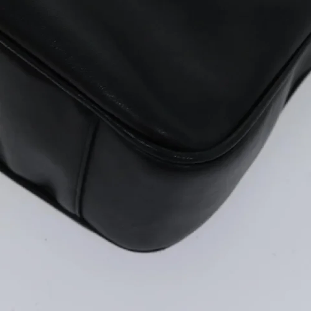 Gucci Vintage Pre-owned Leather handbags Black Dames
