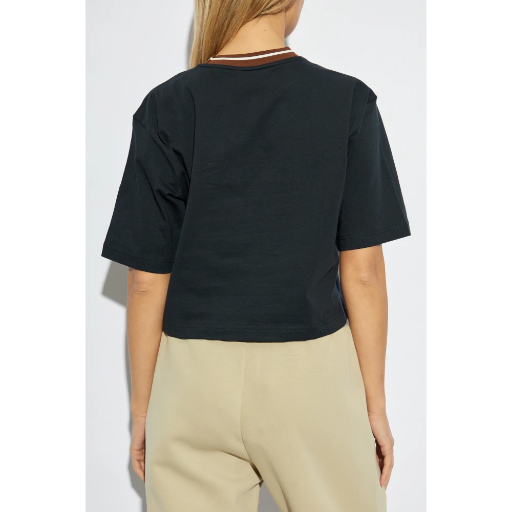 Emporio Armani EA7 Ruimvallend T-shirt Blue Dames
