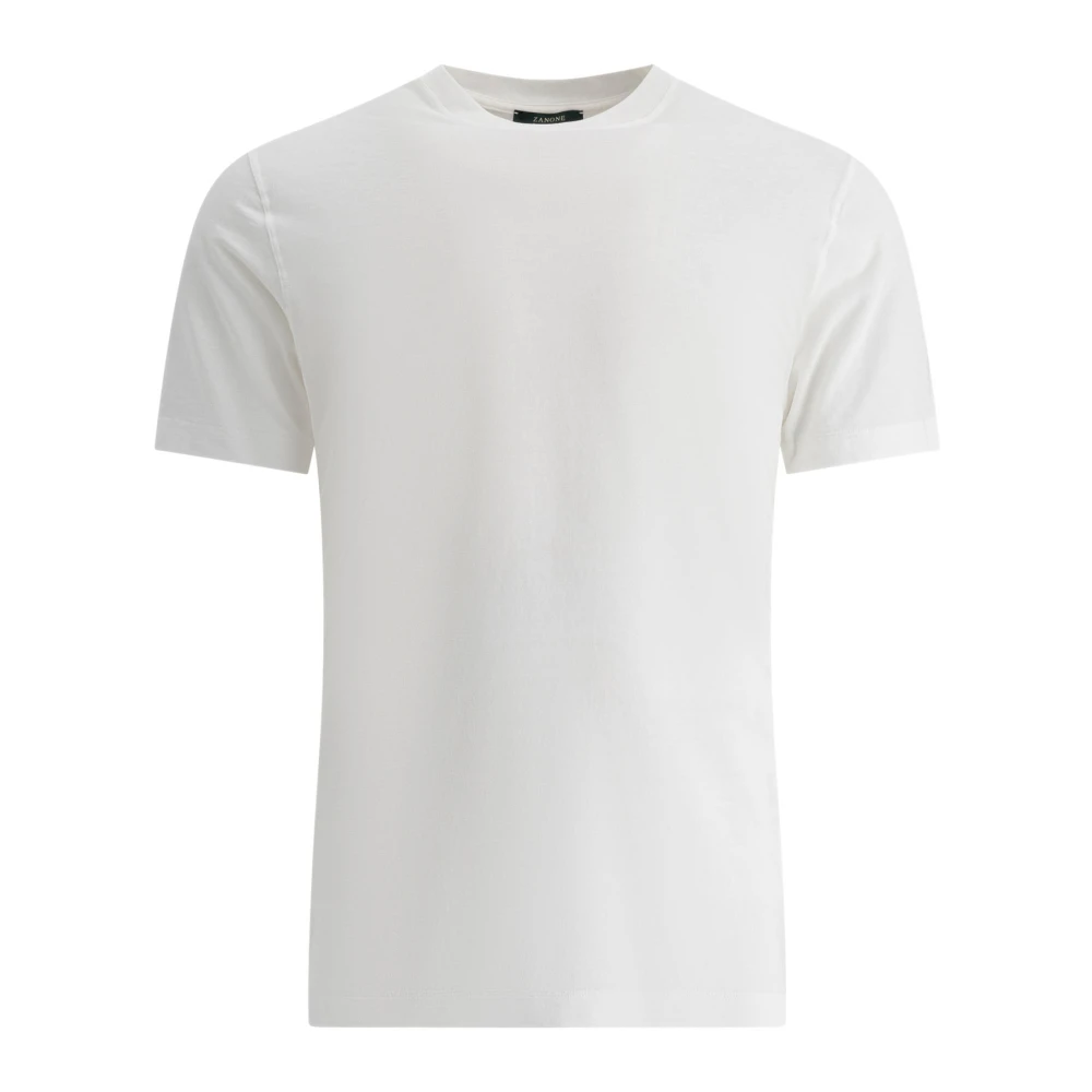 Zanone Men's White T-Shirt For 3XL