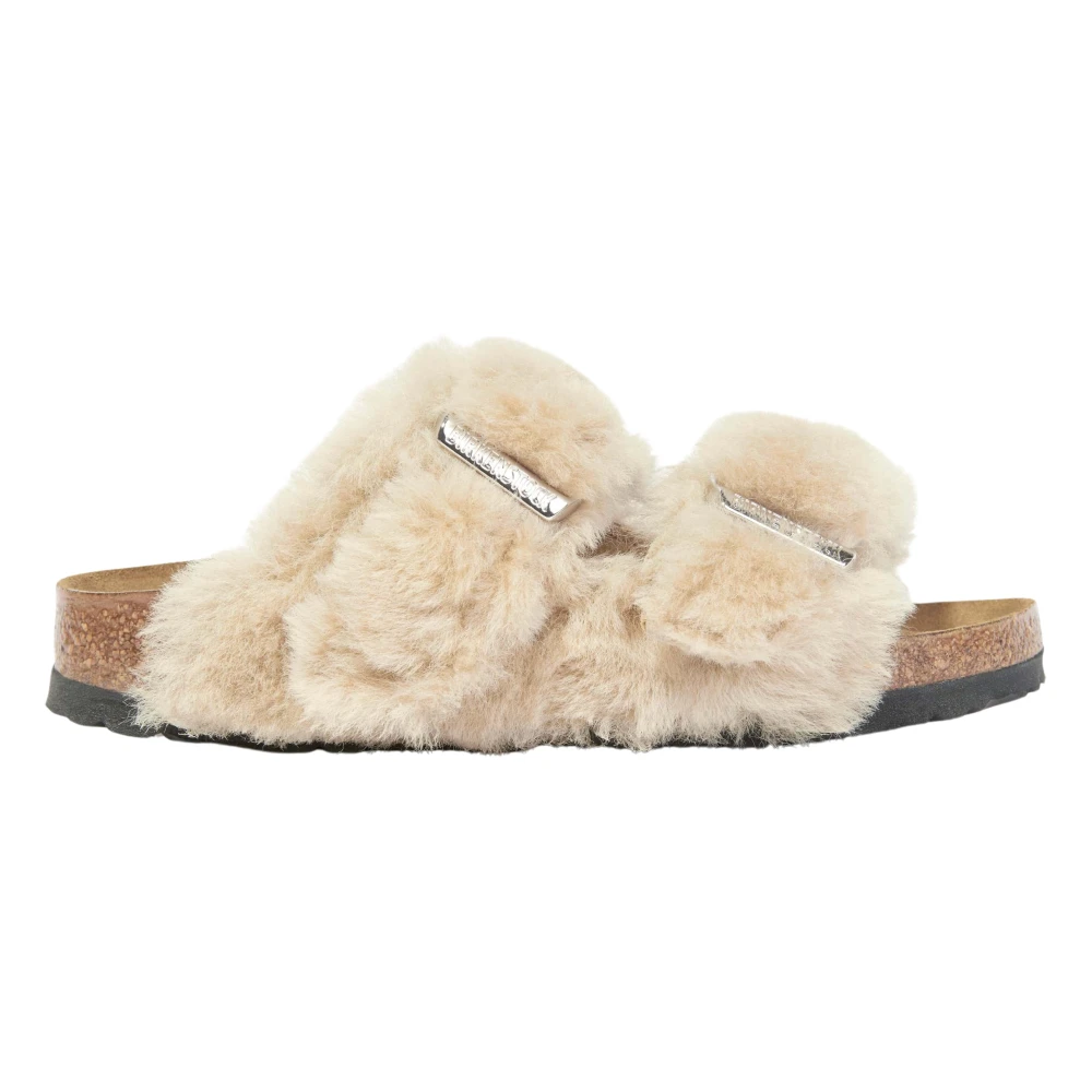 Birkenstock Unisex Beige Arizona Shearling Narrow Fit