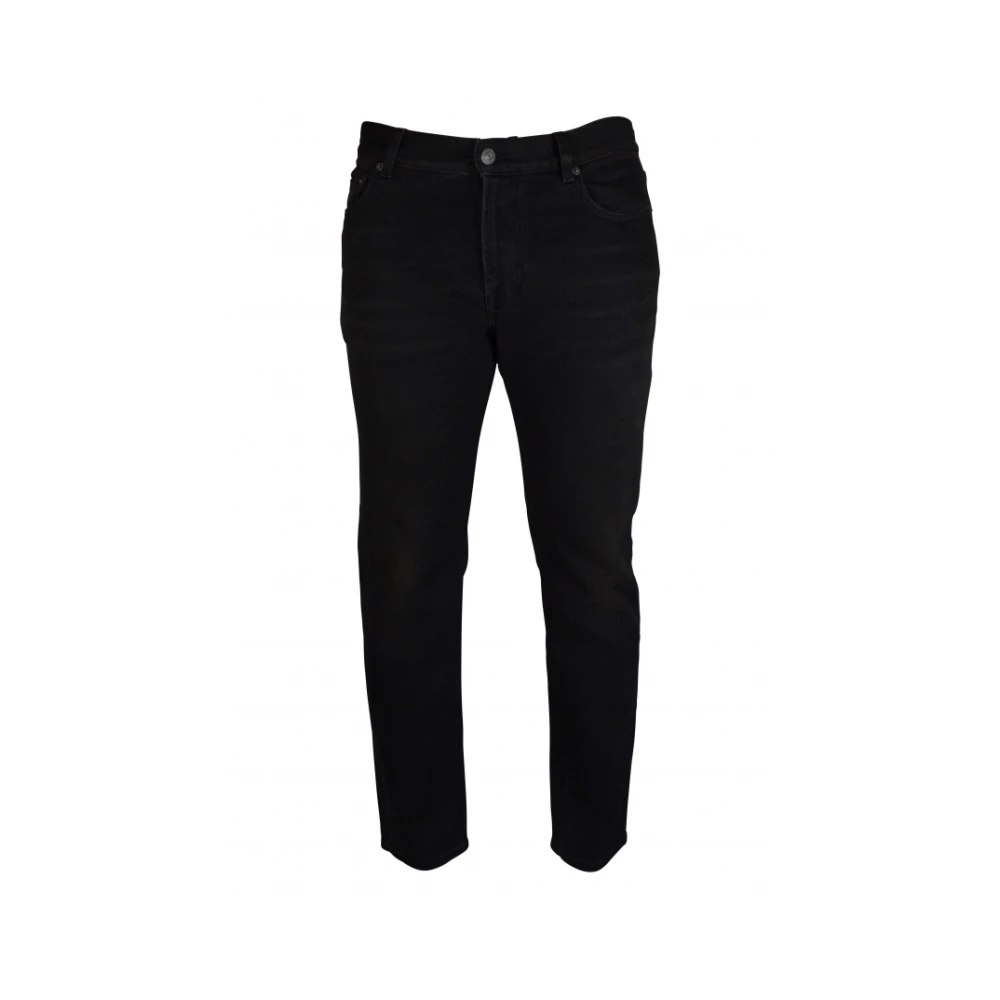 Balenciaga Slim-fit Zwarte Gewassen Jeans Black Heren