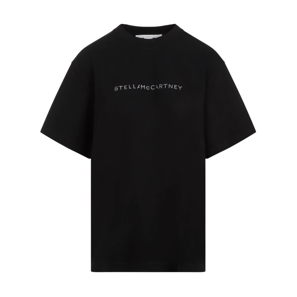 Stella Mccartney Zwart T-Shirt 1000 Black Dames