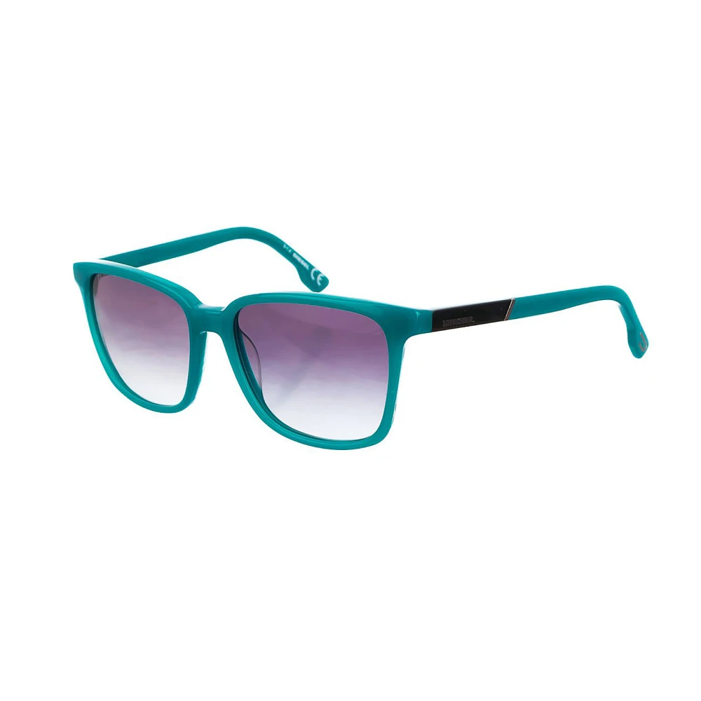 Diesel Green Sunglasses, Male, One Size, Orange Rectangular Sunglasses