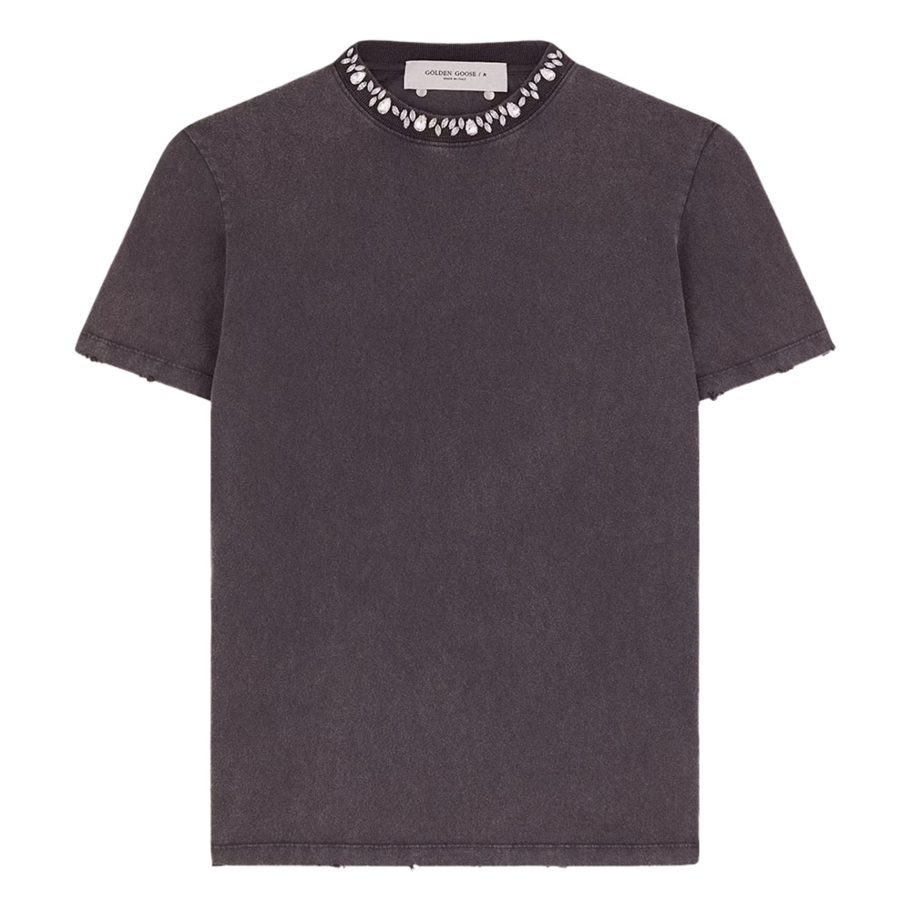 Golden Goose Mujer Gris Camisetas, Talla: Xs