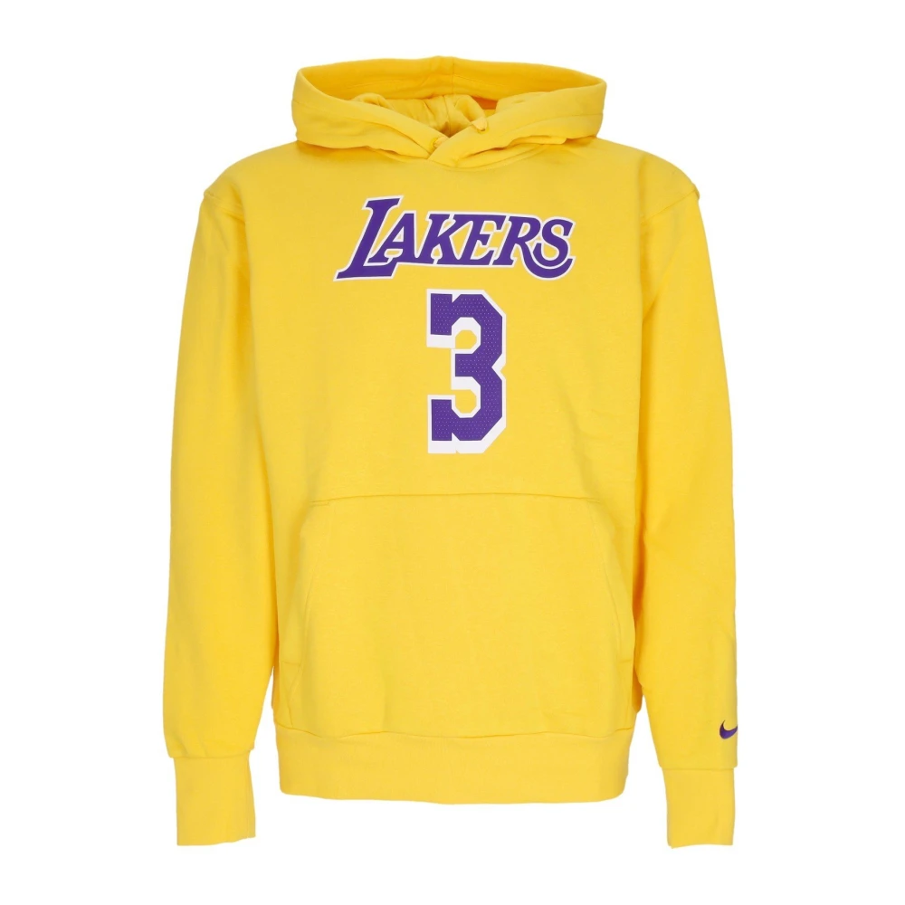 Nike NBA Fleece Essential Hoodie Anthony Davis Yellow Heren