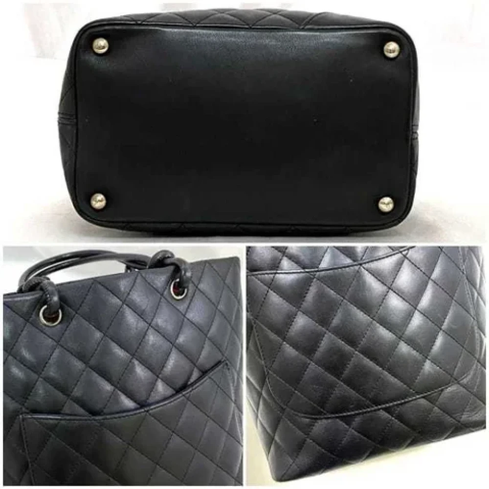 Chanel Vintage Pre-owned Fabric chanel-bags Black Dames