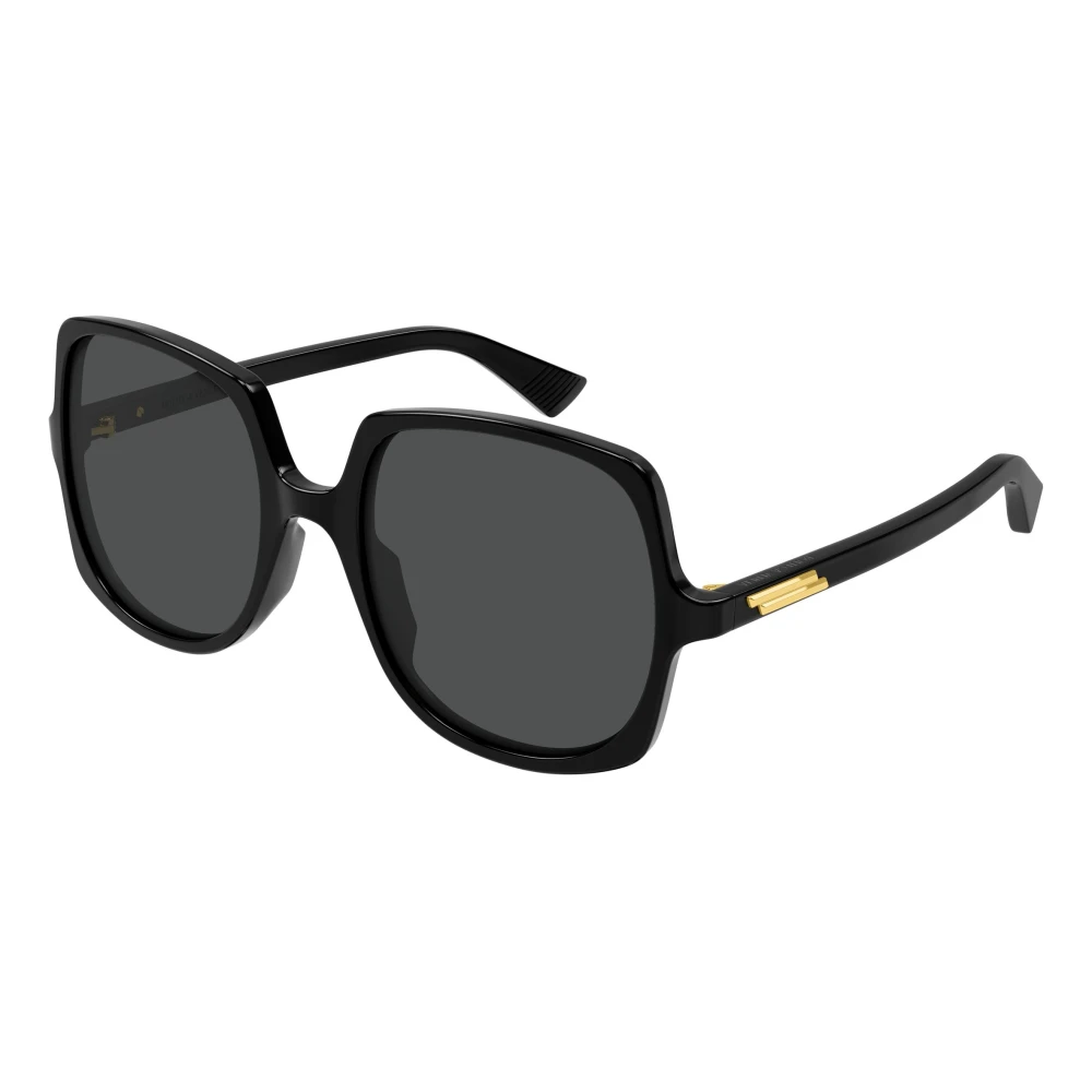 Bottega Veneta Bv1498s Butterfly Sunglasses - Female - Sunglasses - Black - 55 Mm - Accessories