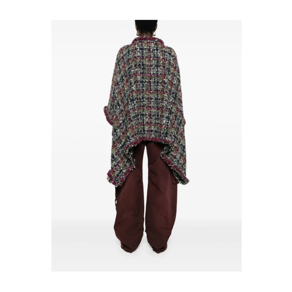 ETRO Stijlvolle Jassen Ponchos Multi Brown Dames