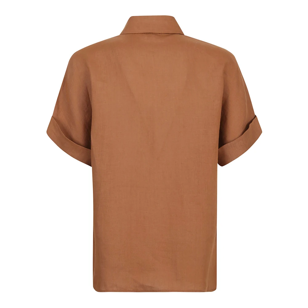 Eleventy Shirts Brown Dames