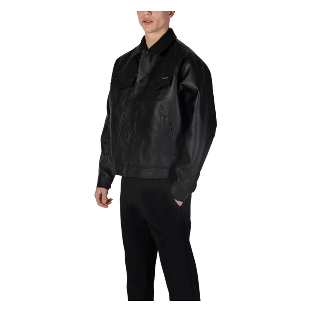 Calvin Klein Jeans Mannen Lente Zomer Jassen Collectie Black Heren
