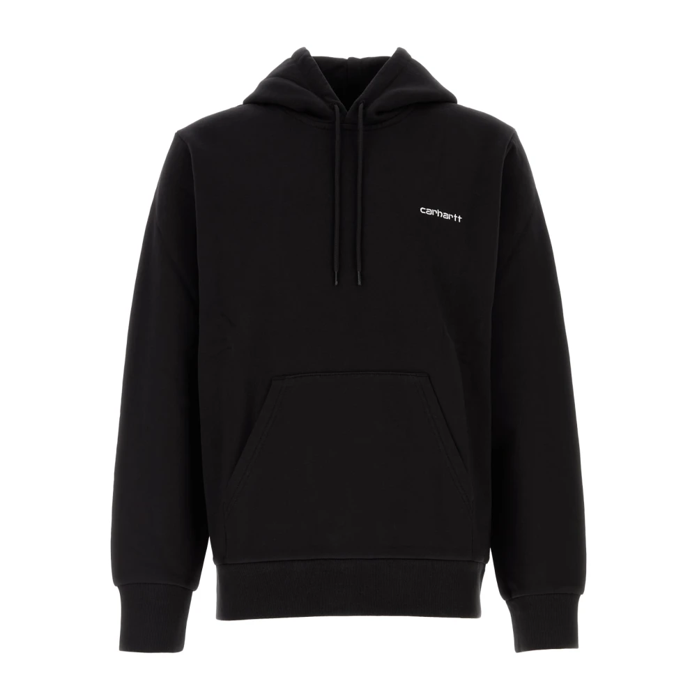 Carhartt WIP Hoodie met geborduurd script Black Heren