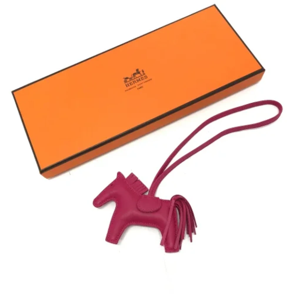 Hermès Vintage Pre-owned Leather key-holders Purple Dames