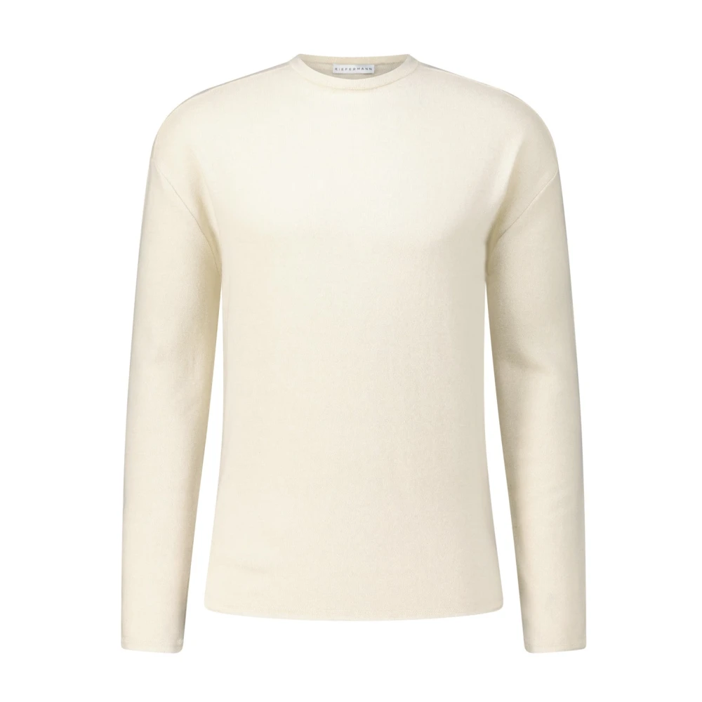 Kiefermann Klassieke Gebreide Trui Beige Heren