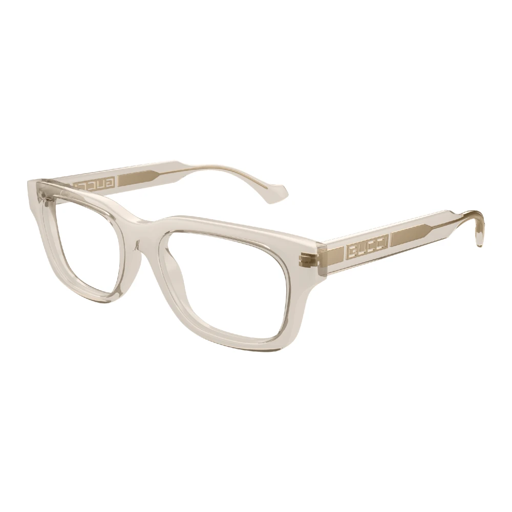 Gucci Optisch montuur Beige Heren