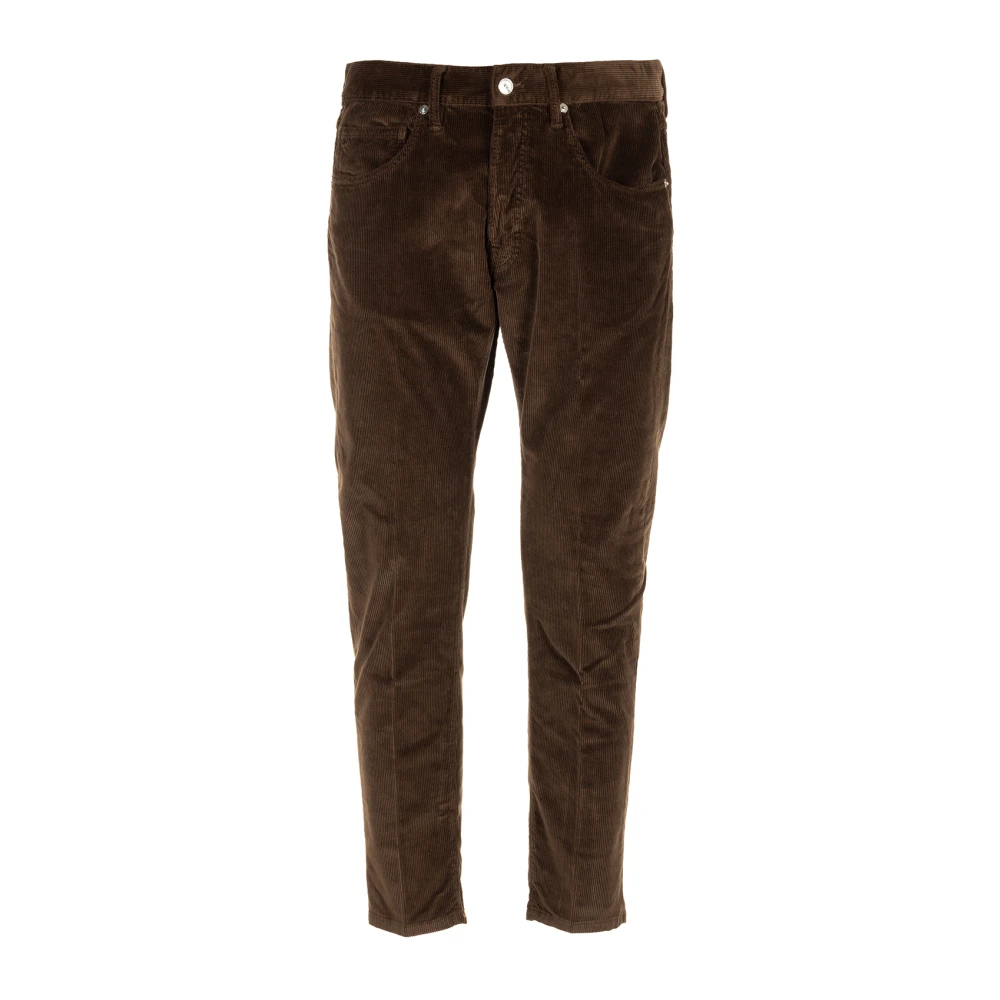 Nine In The Morning Bruine Skinny 5-Pocket Broek Brown Heren
