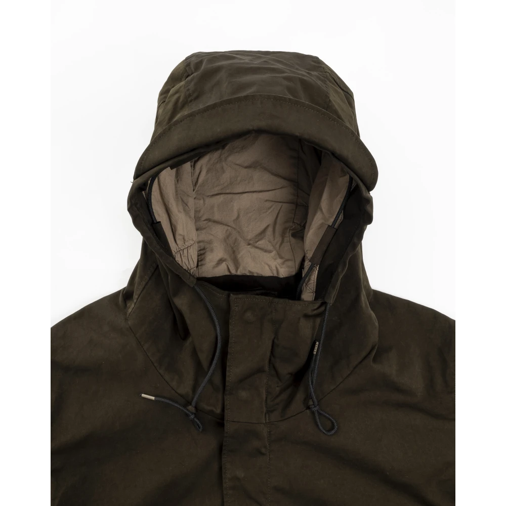 Ten C Klassieke Cyclone City Parka met capuchon Green Heren