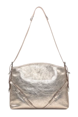 Voyou Metallic Leather Shoulder Bag