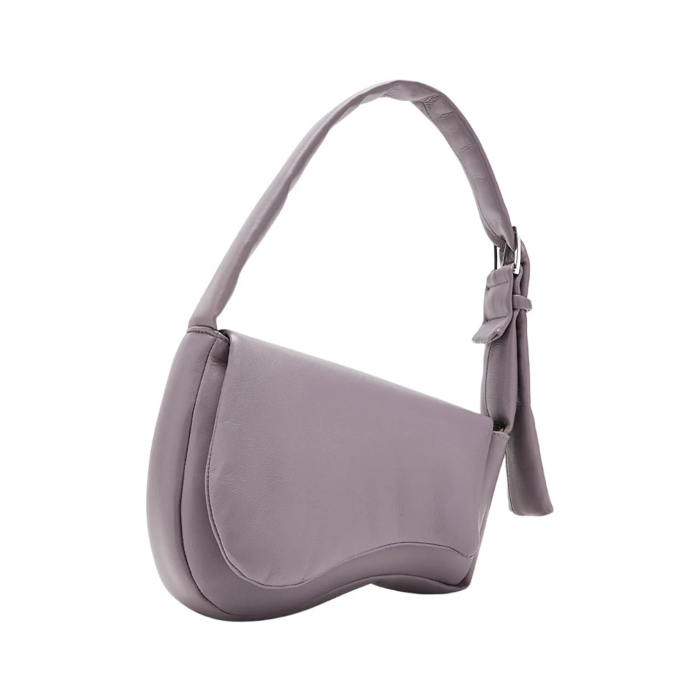 Biagini Lavendel Golf Leren Schoudertas Purple Dames
