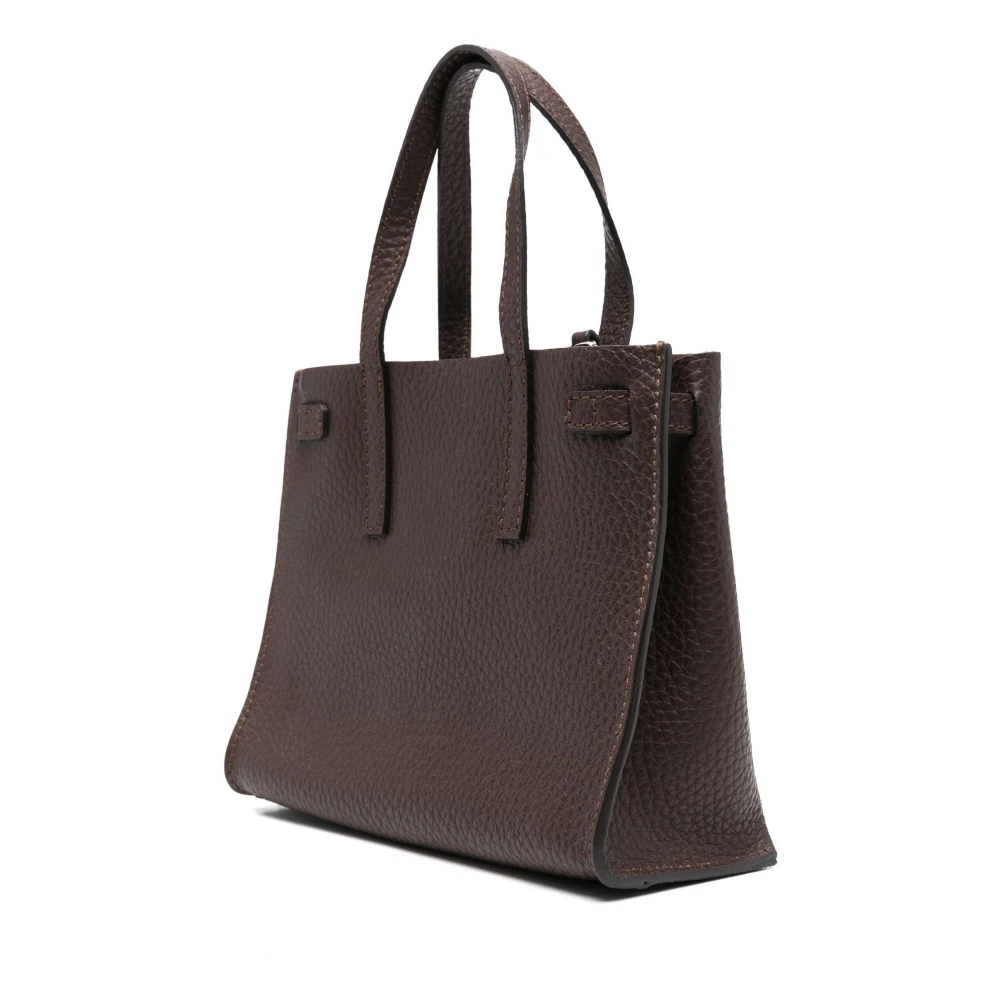 Gianni Chiarini Altea leren tote bag Brown Dames