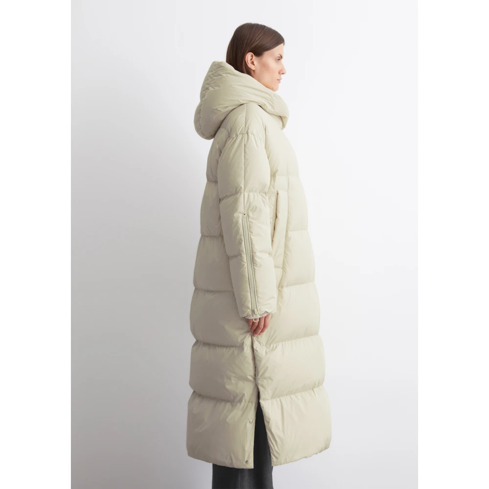 Marc O'Polo Relaxte gewatteerde jas met capuchon Beige Dames