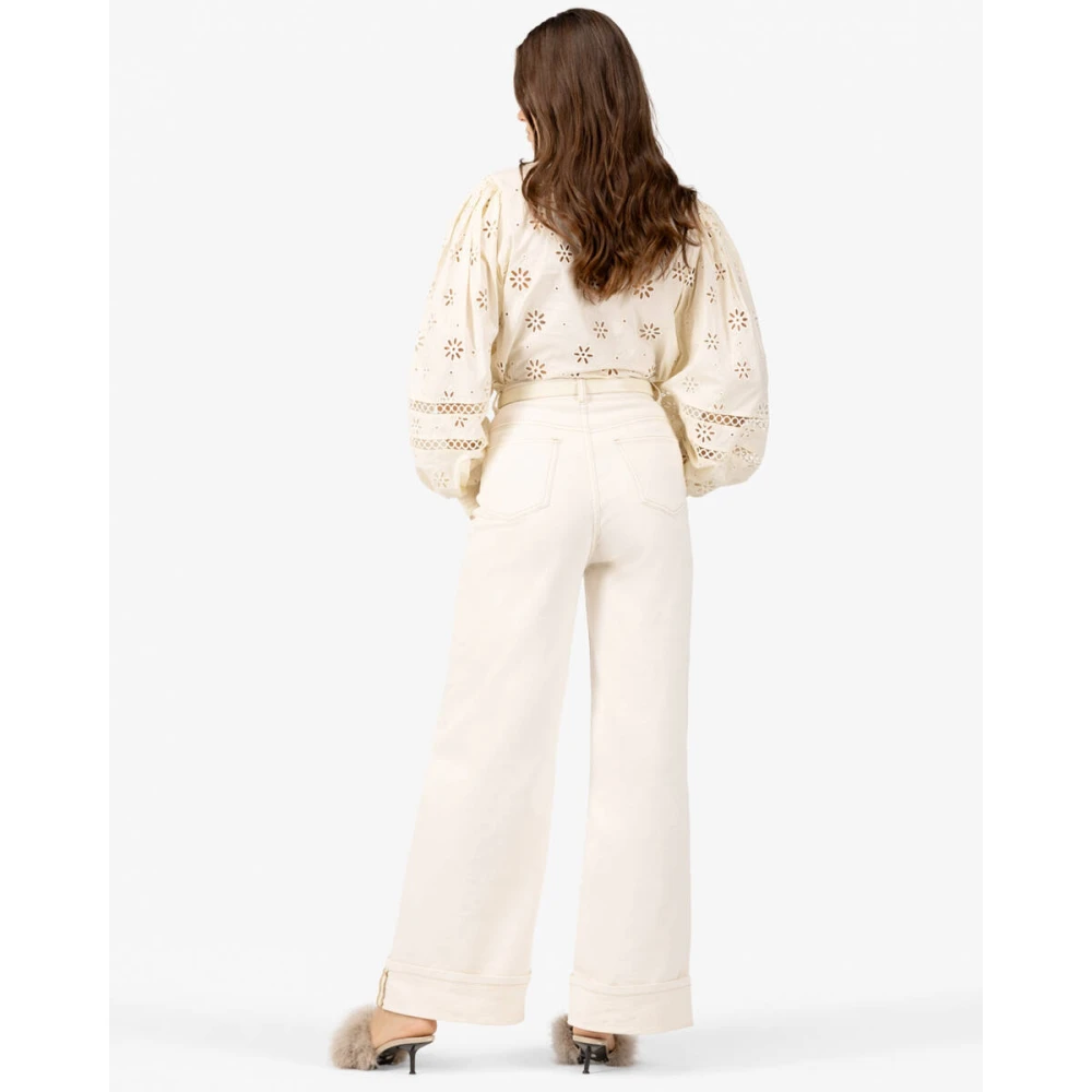 Ibana Portia Stijlvolle Broek White Dames