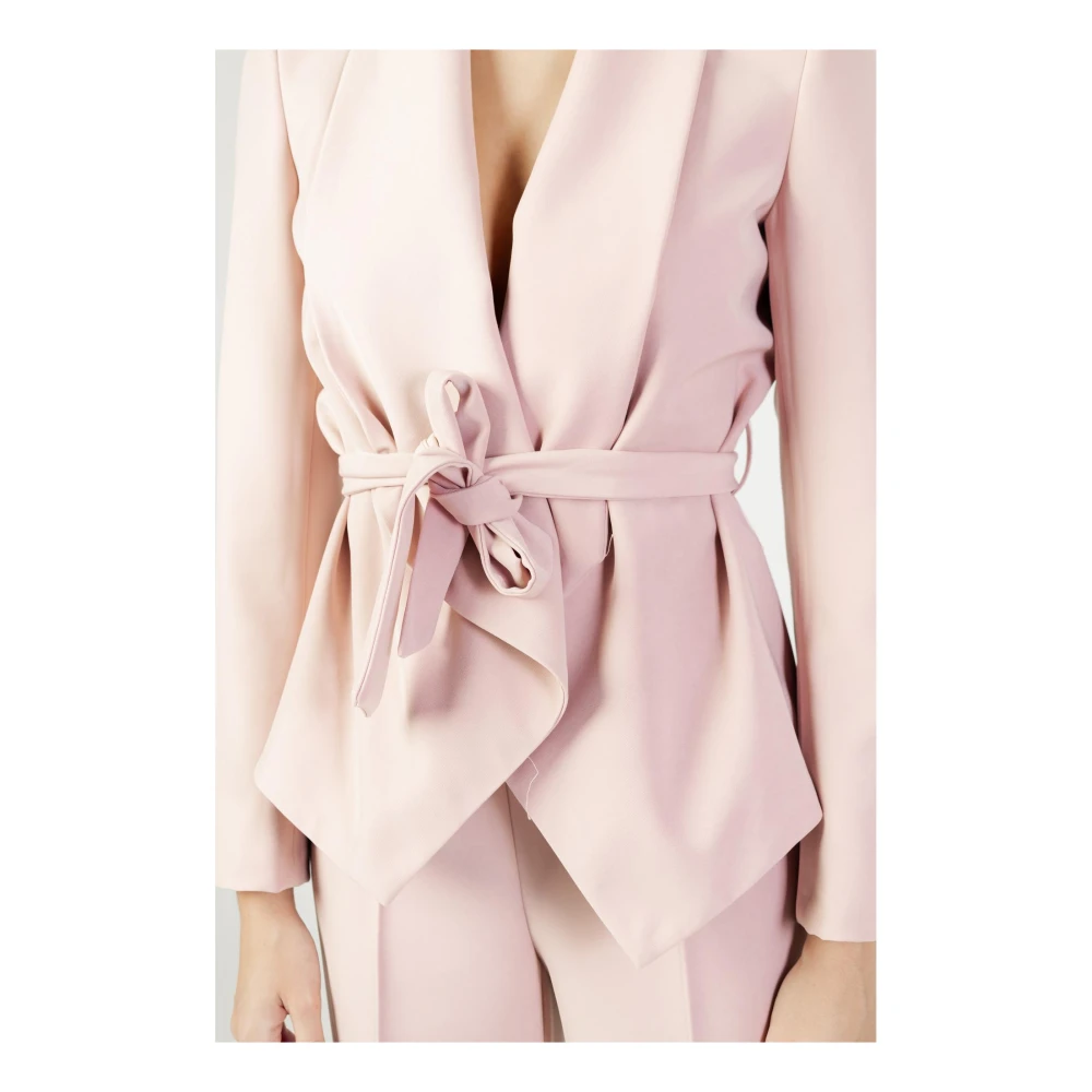 Sandro Ferrone Roze Lange Mouw Blazer Herfst Winter Pink Dames