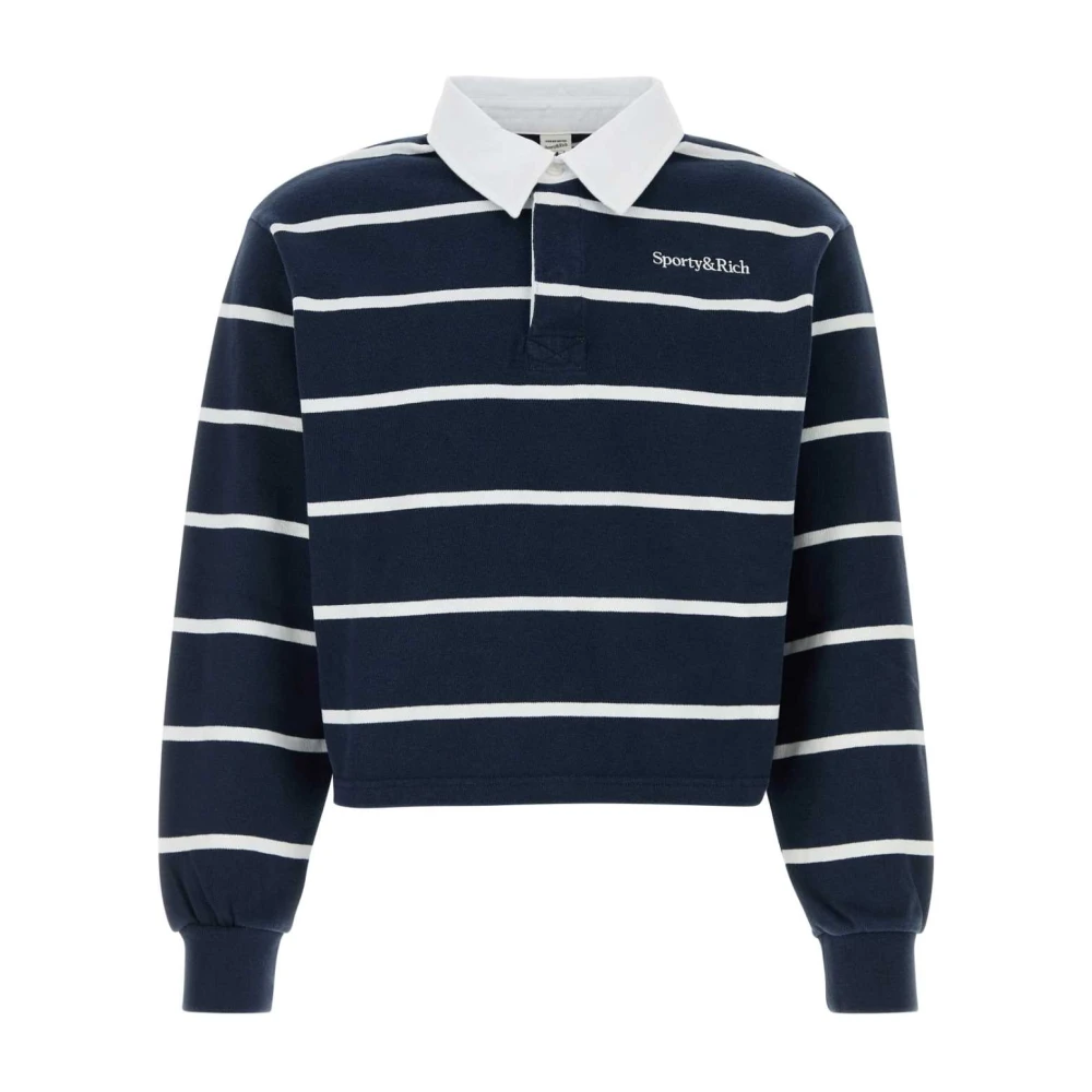 Sporty & Rich Blue Polo Shirts, Male, Xs, Polo
