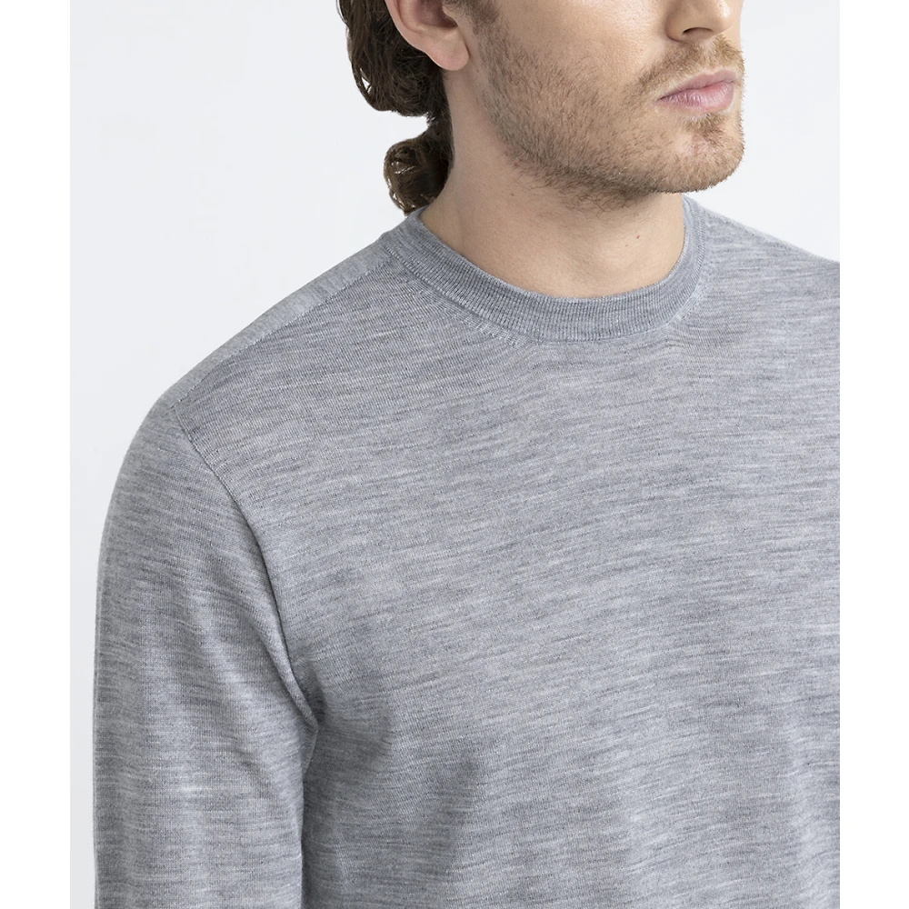 PESERICO Trui van zuiver nieuwe wol Gray Heren