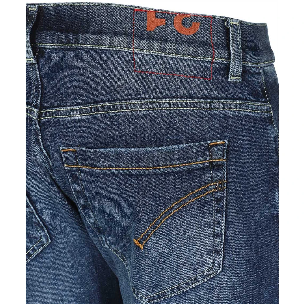 Dondup Oprolbare Enkel Jeans Blue Heren