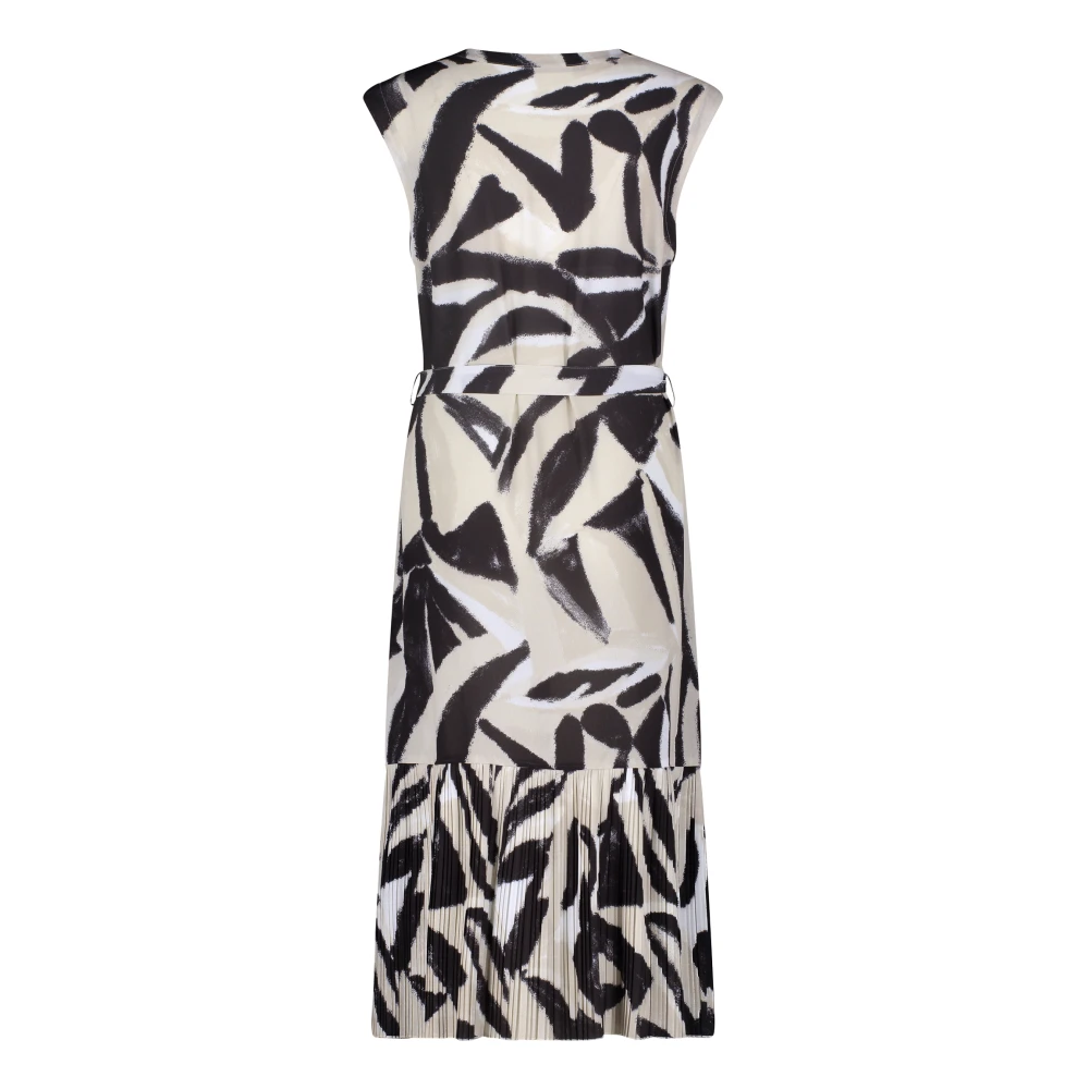Betty & Co Bloemen Ruffle Jurk Multicolor Dames