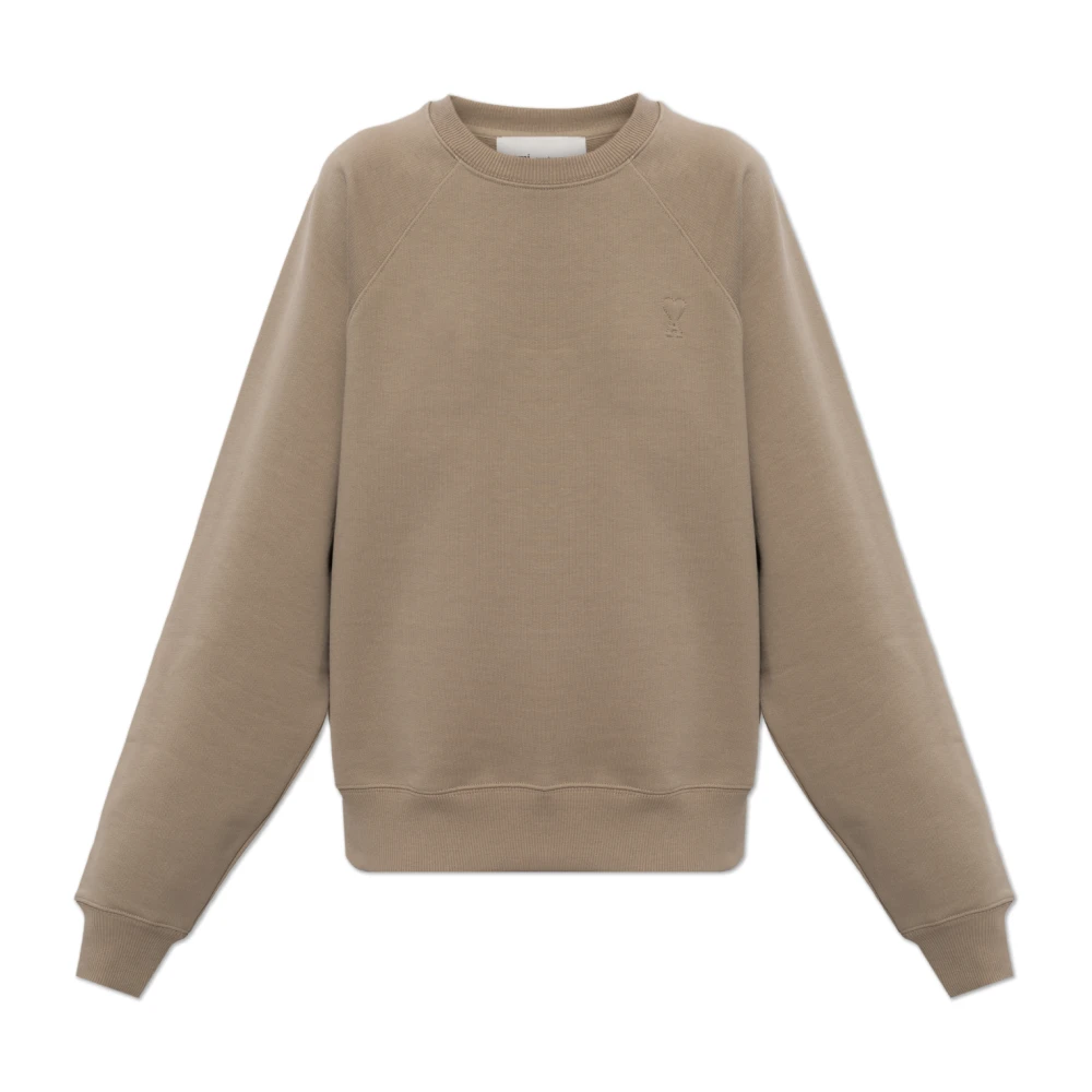 Ami Paris Beige Oversize Sweatshirt