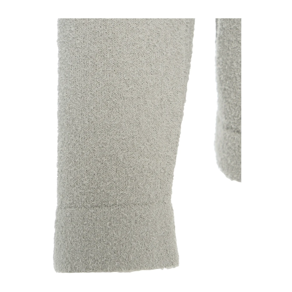 closed Grijze Bouclé Gebreide Vest Gray Heren