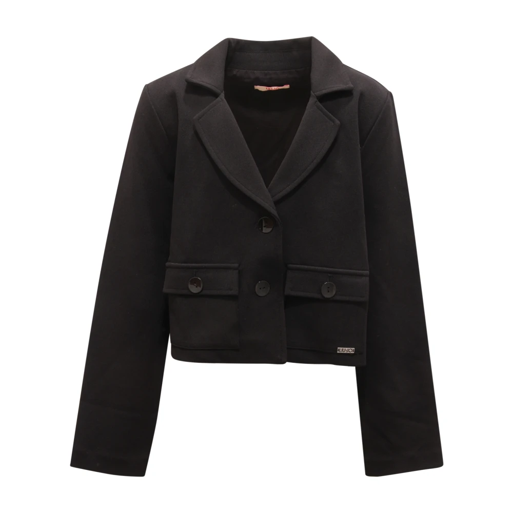 Liu Jo Vrouw Zwart Jersey Jacket