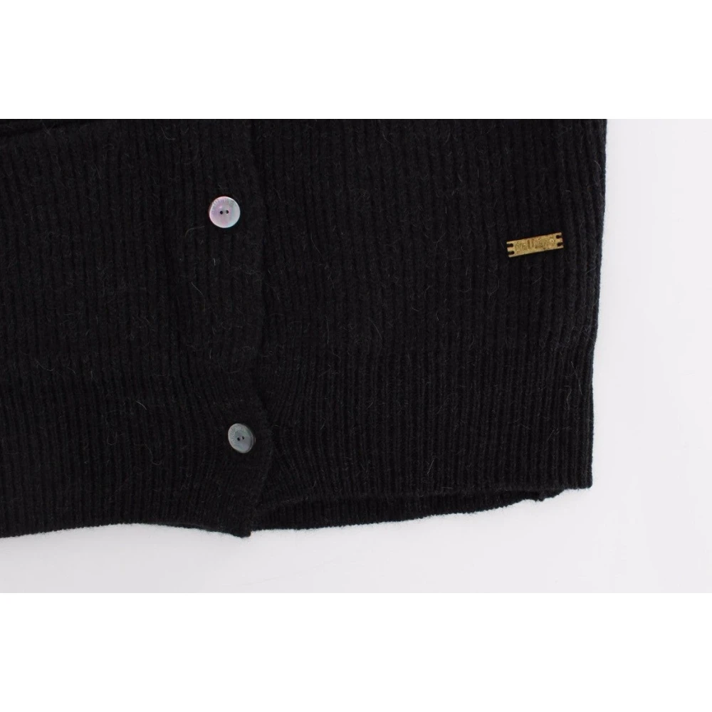John Galliano Zwarte wollen Cardigan Black Dames
