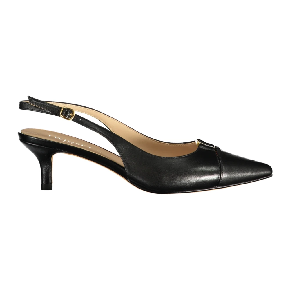 Twinset Women's Black Pumps, 4 Uk, Sling Back Sandal