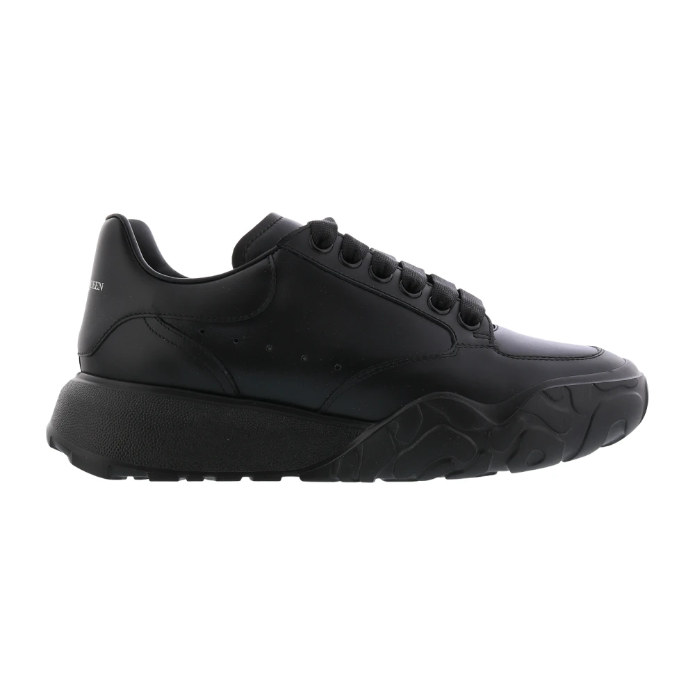 Alexander McQueen Zwarte Court Sneaker Dames Schoenen