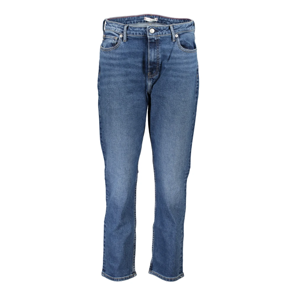 Tommy Hilfiger Slim Cigarette Gewassen Effect Jeans Blue Dames